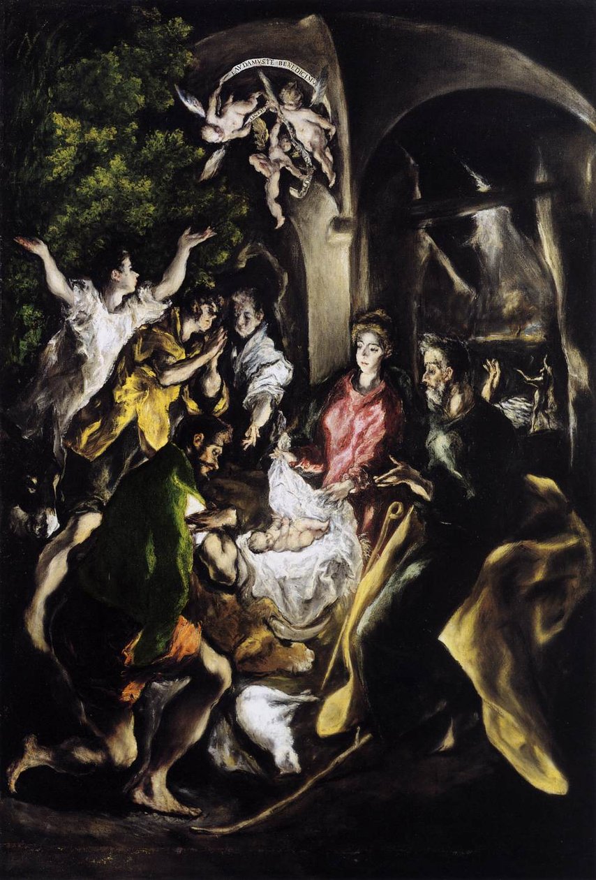 A adoração dos pastores de El Greco