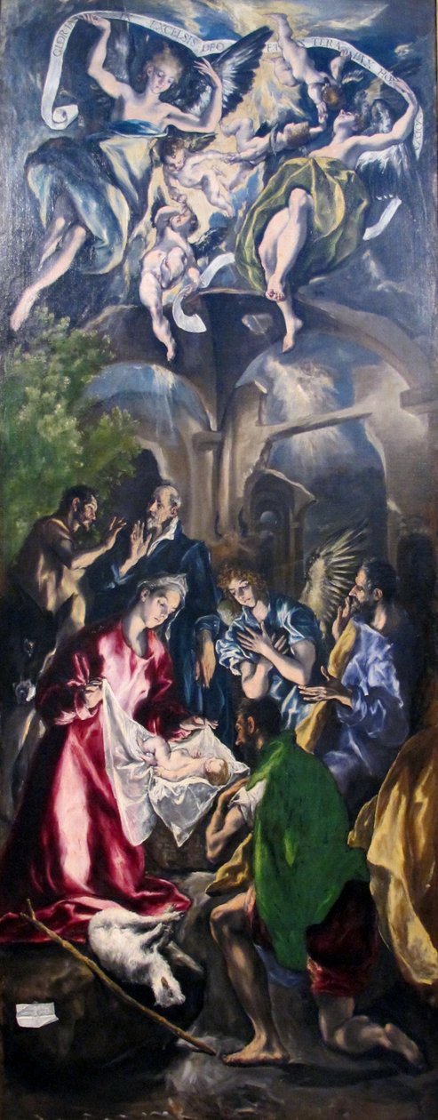 A adoração dos pastores de El Greco