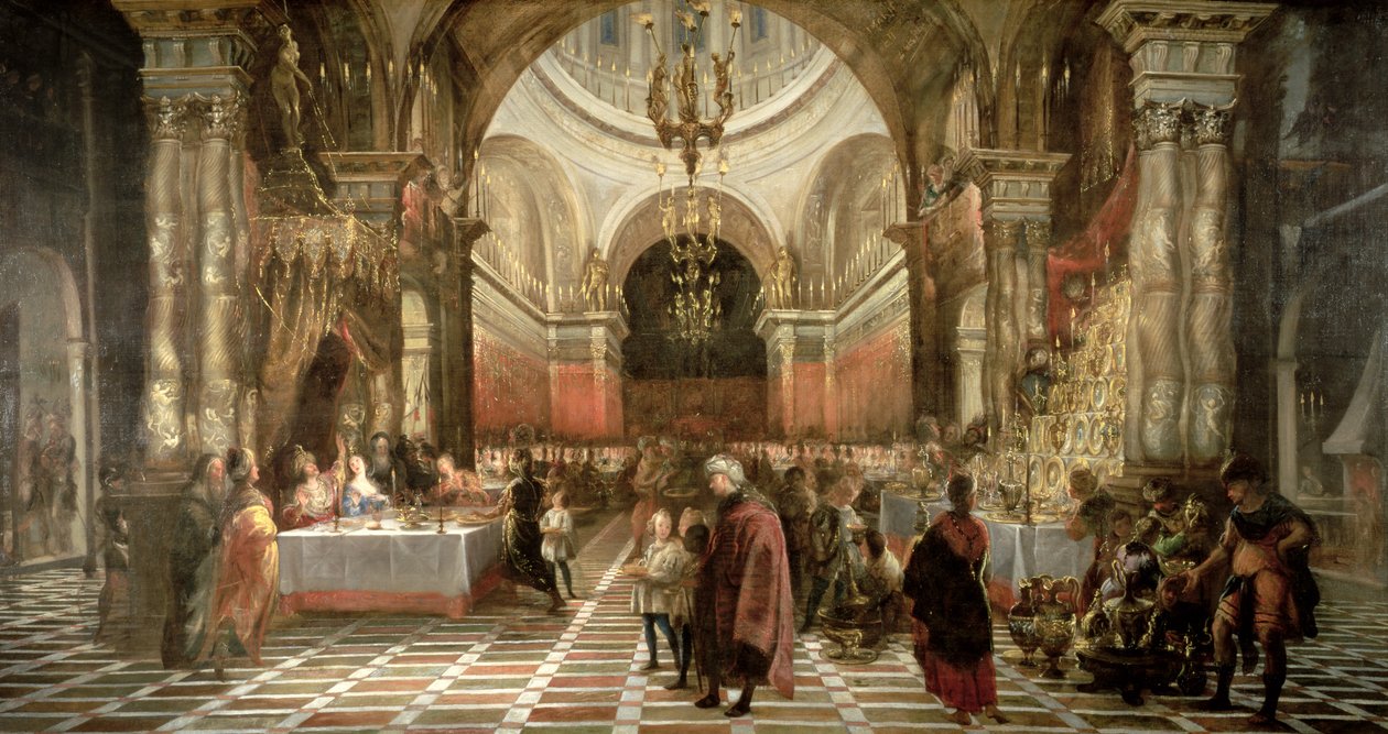 Festa de Belsazar, c.1650-70 de Don Juan Carreno de Miranda