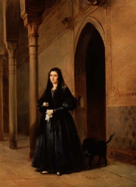 Senhora no Tribunal de Alhambra de Don Jose Escasena