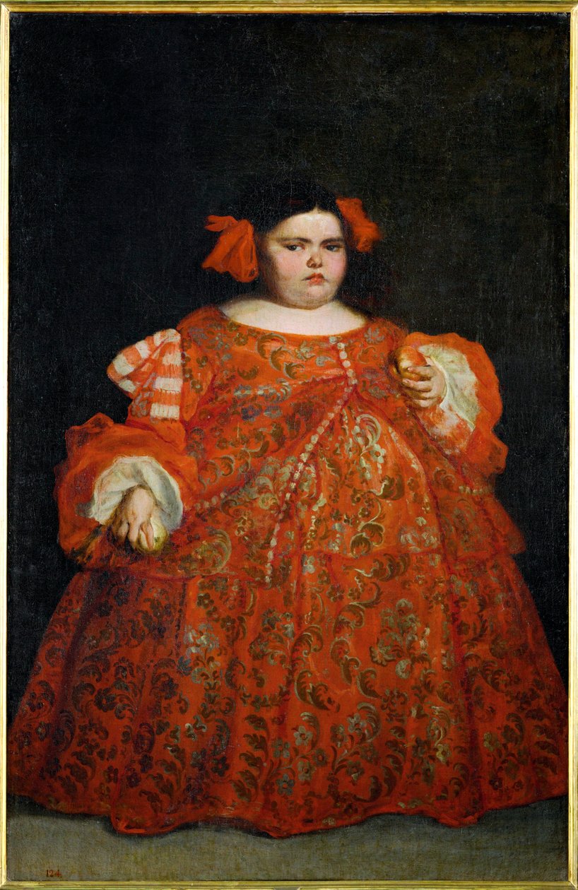 Eugenia Martinez Vallejo la Monstrua (pintura sobre tela) de Don Juan Carreno de Miranda