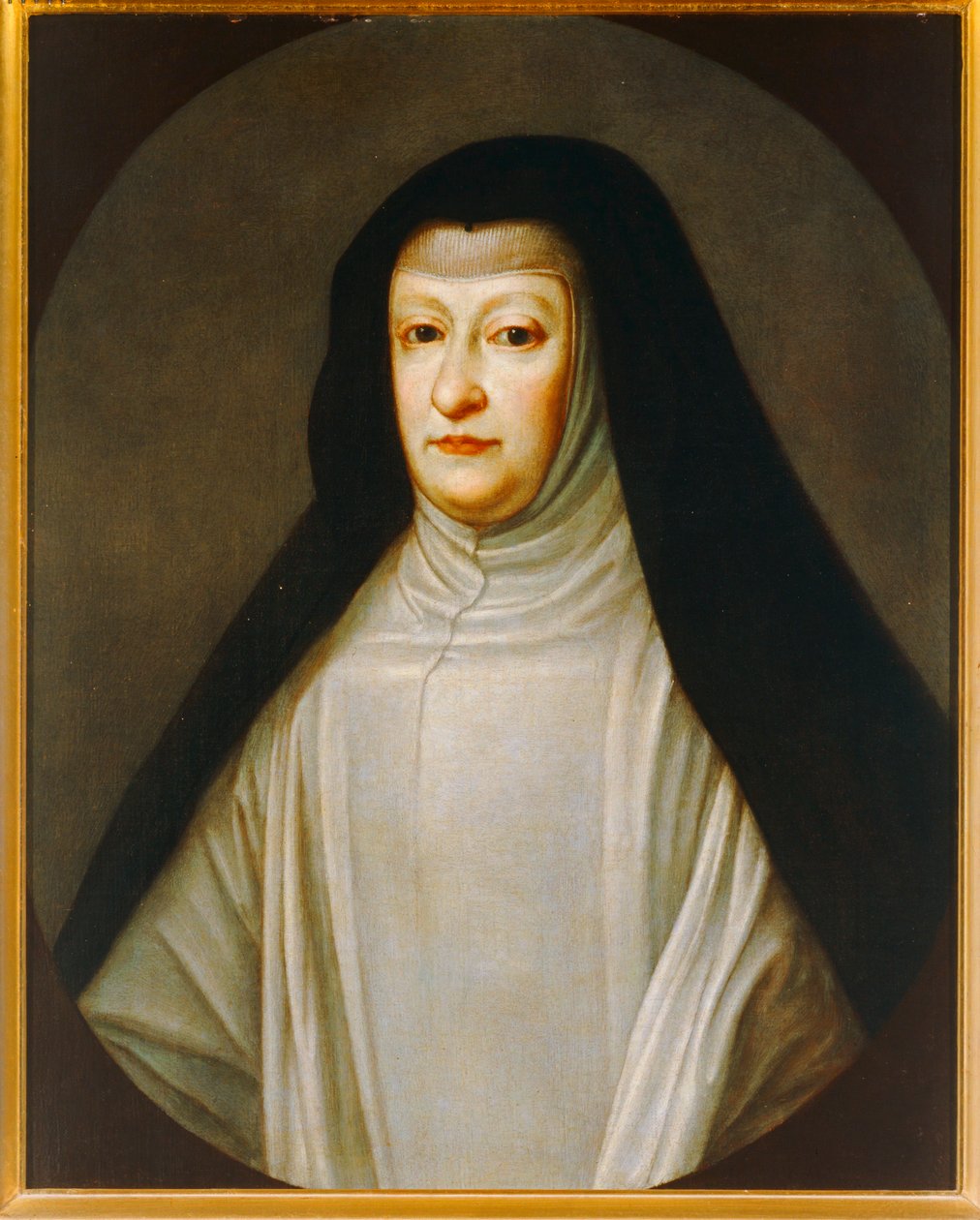 Marianne da Áustria, filha de Fernando III, mulher de Felipe IV, seu tio ... de Don Juan Carreno de Miranda