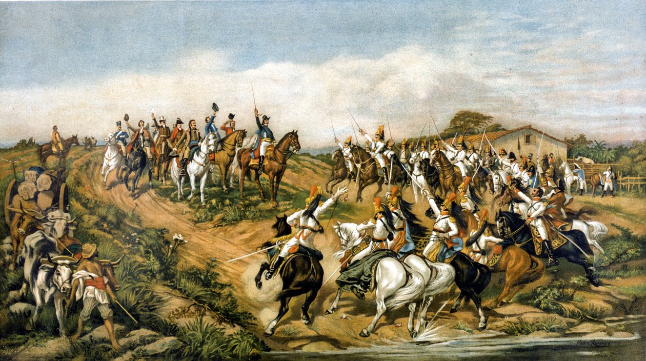 Independência ou morte! Pintura de Pedro Américo, Museu da Ypiranga (São Paulo). Representação alegórica sobre a Independência do Brasil em 7/09/1822. de Don Pedro di Figueredo Americo