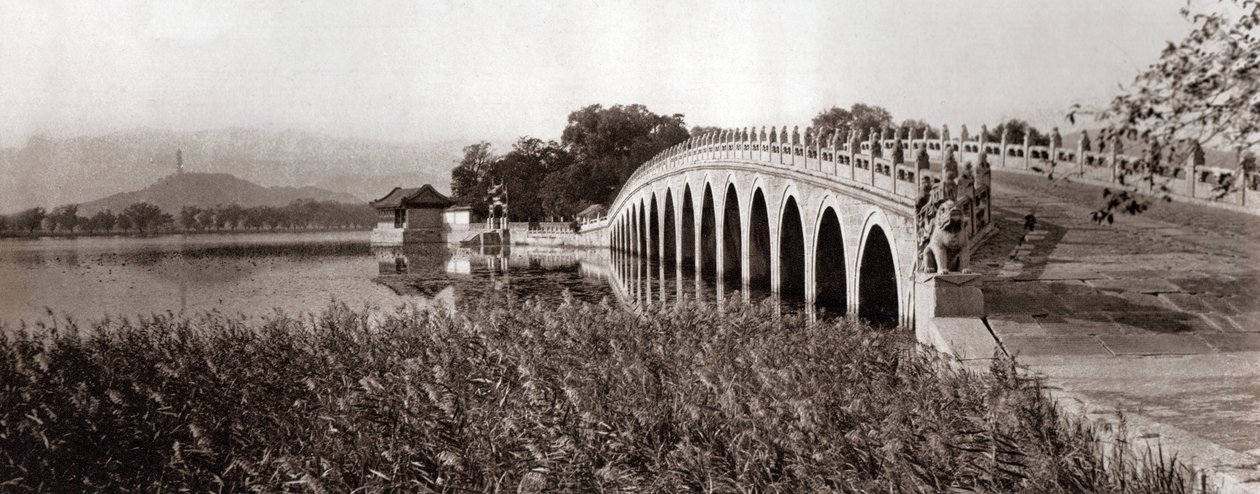 A ponte com 17 arcos, Pequim de Donald Mennie