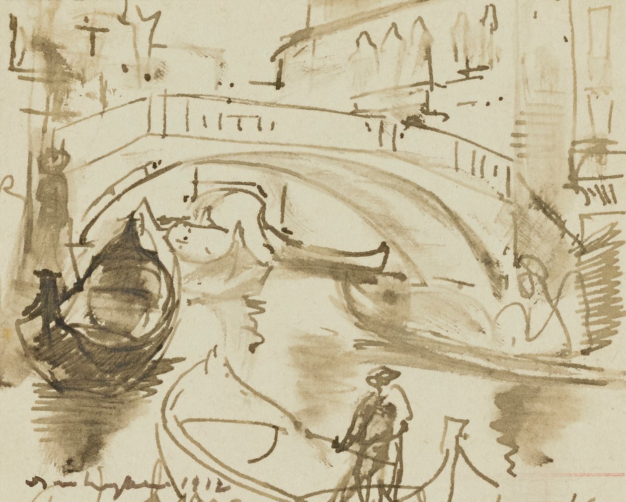 Um canal em Veneza de Donald Shaw MacLaughlan