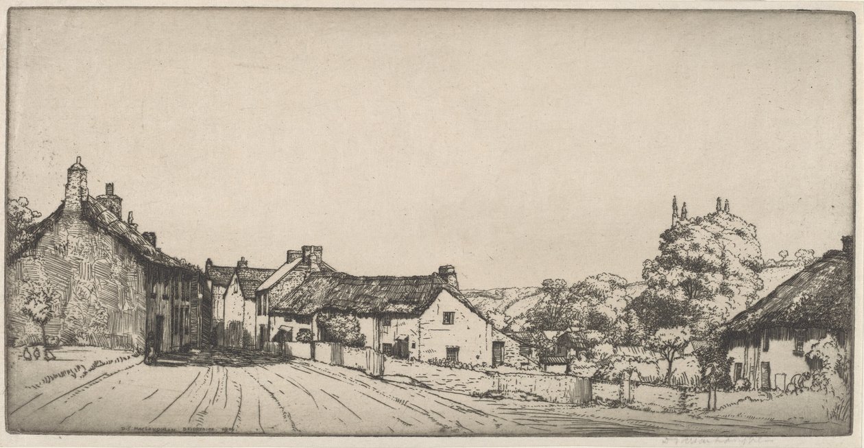 Uma vila de Devonshire de Donald Shaw MacLaughlan