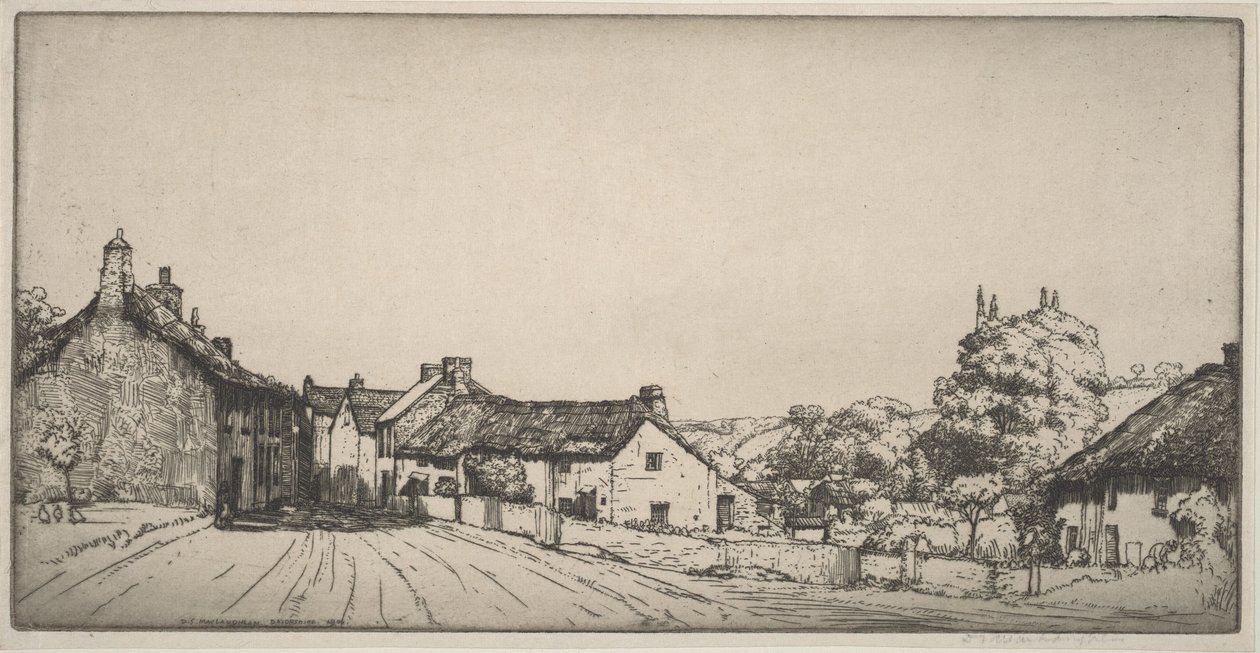 Uma aldeia de Devonshire de Donald Shaw MacLaughlan