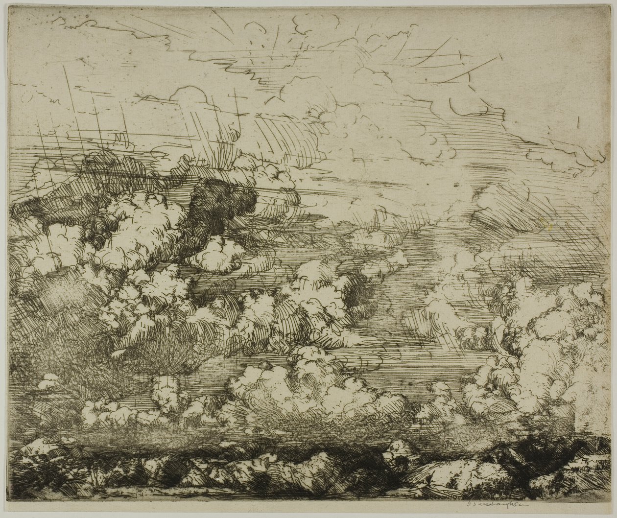 Acima das montanhas, Suíça de Donald Shaw MacLaughlan
