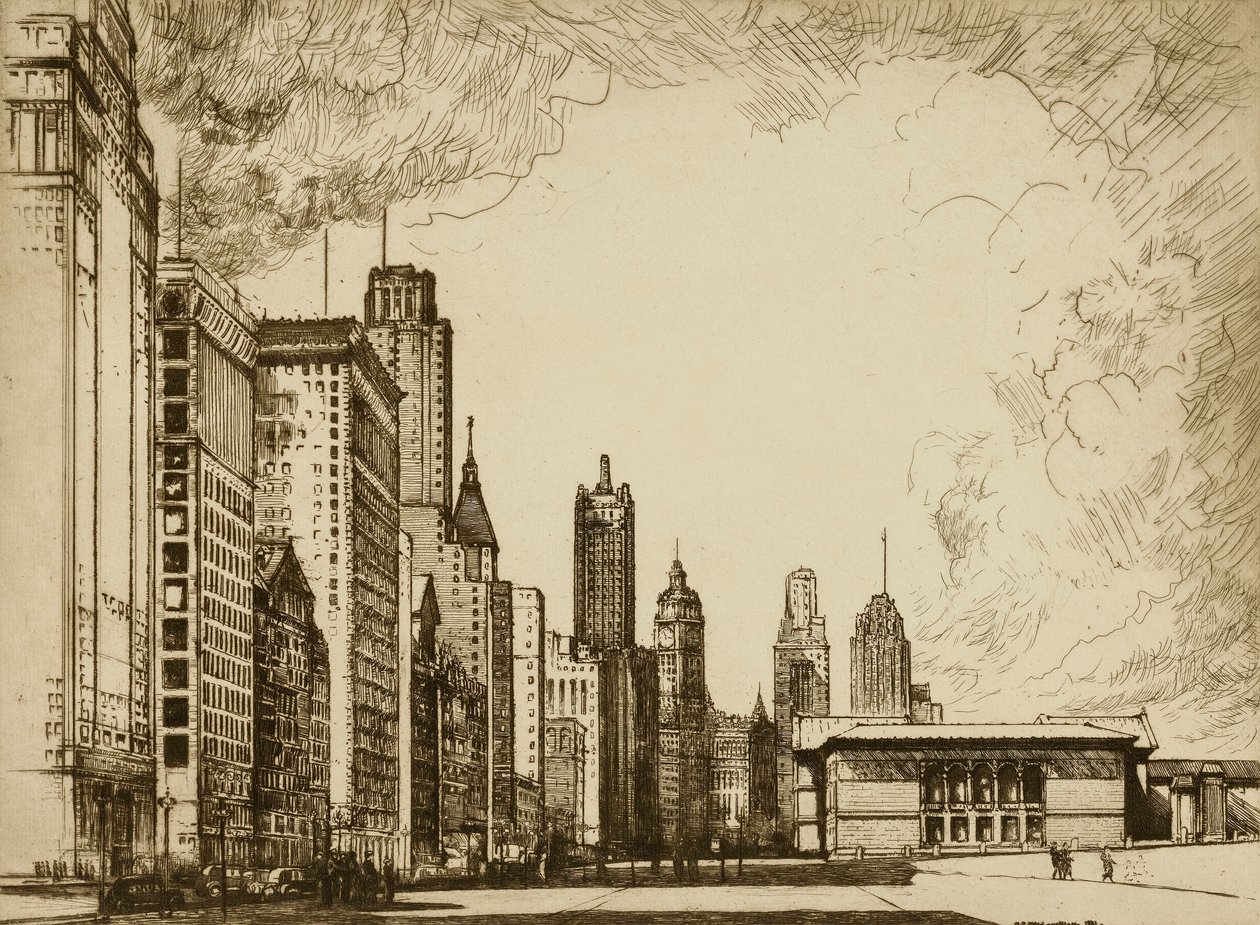 Chicago, Michigan Avenue n.º 2 de Donald Shaw MacLaughlan