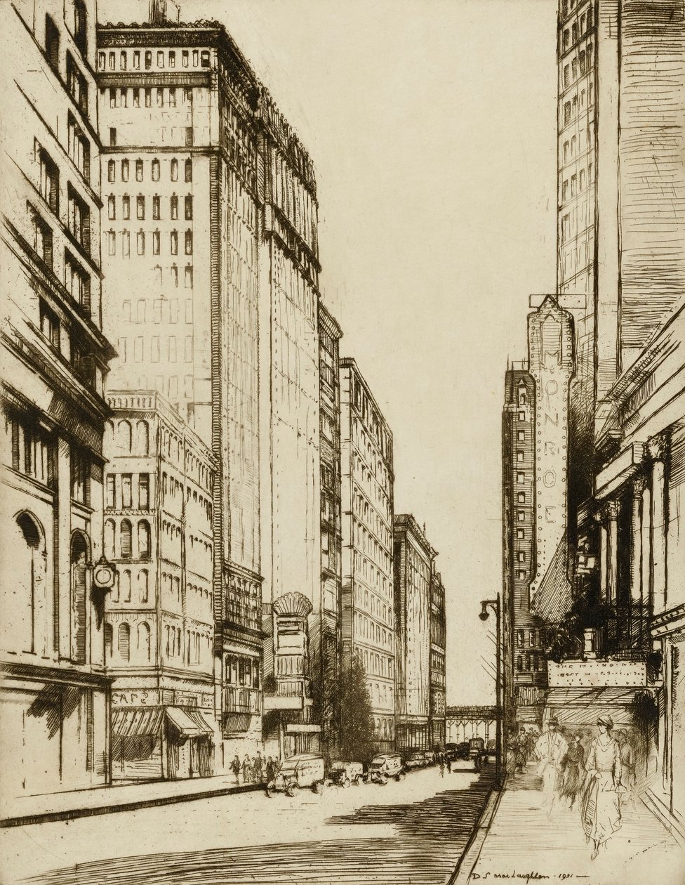 Chicago, Monroe Street de Donald Shaw MacLaughlan