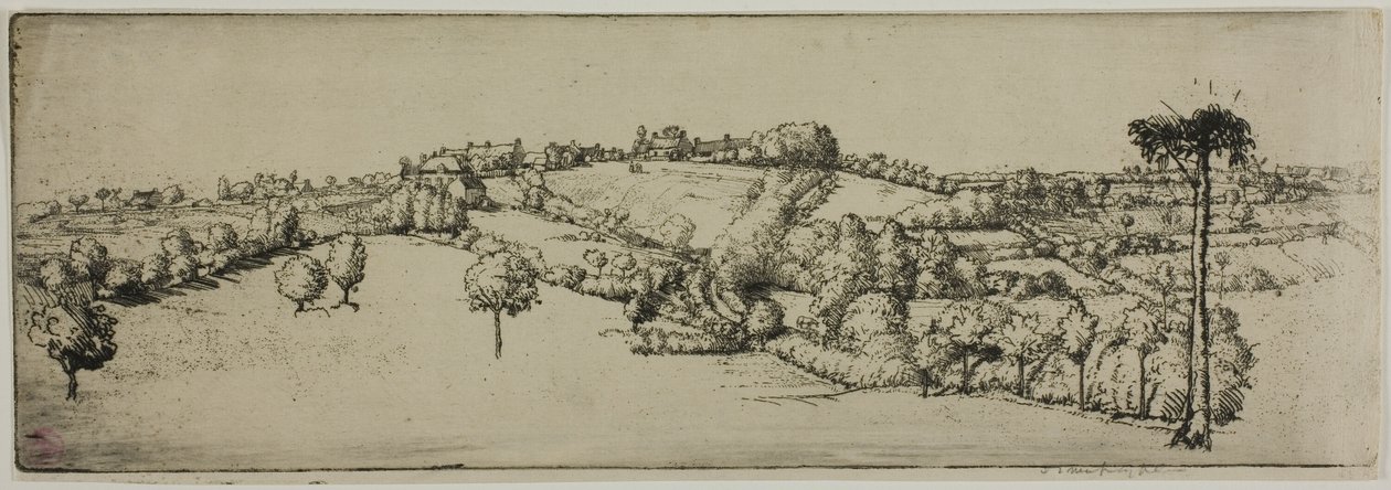 Paisagem, Bretanha de Donald Shaw MacLaughlan