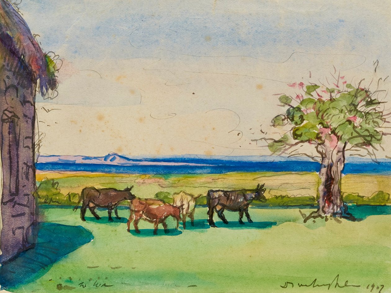 Paisagem, Bretanha de Donald Shaw MacLaughlan