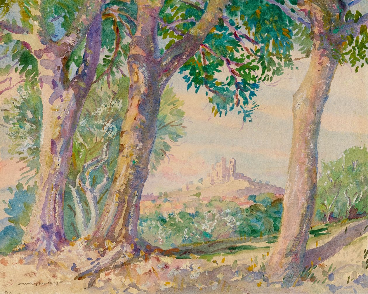 Paisagem, Itália de Donald Shaw MacLaughlan