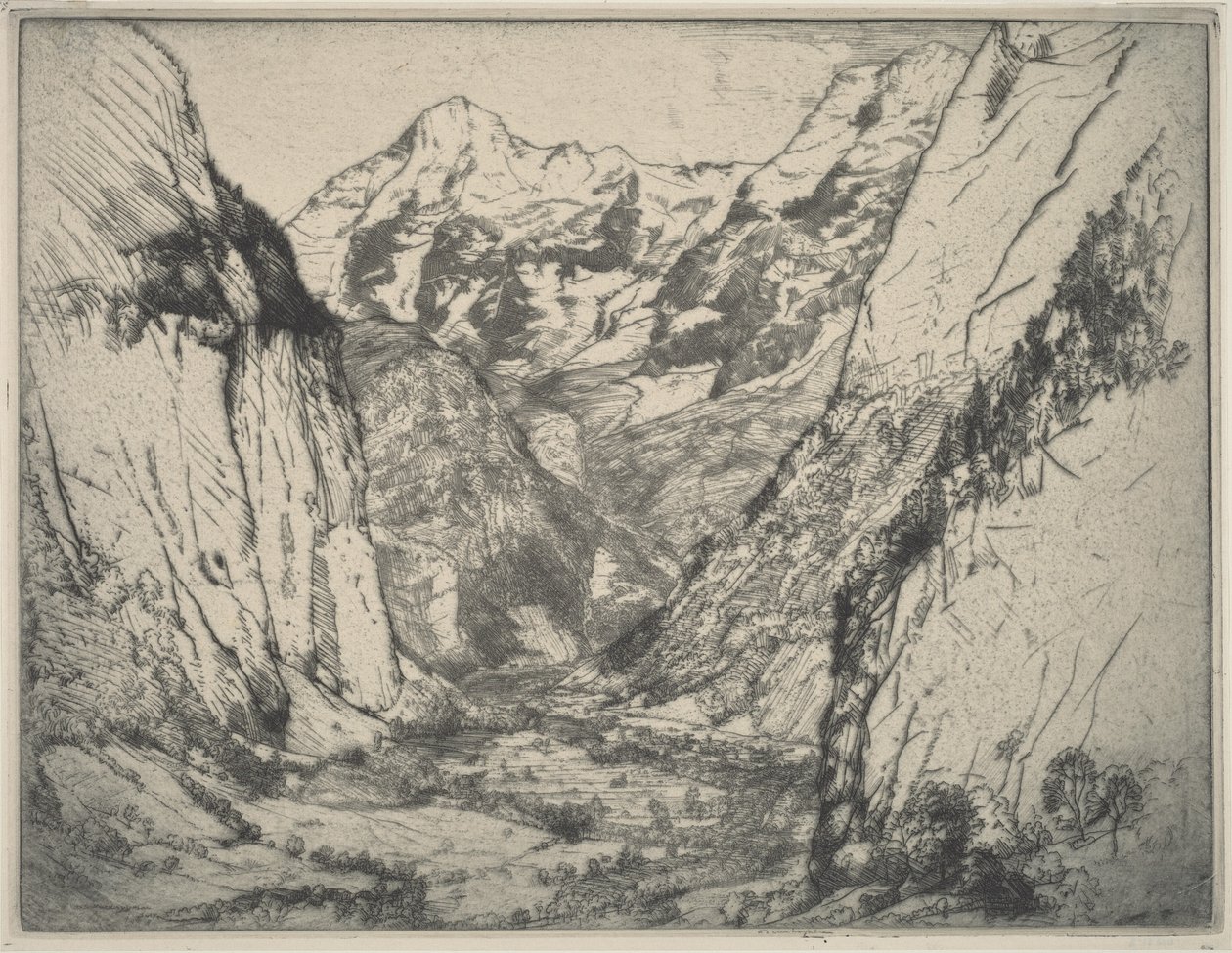 Lauterbrunnen de Donald Shaw MacLaughlan