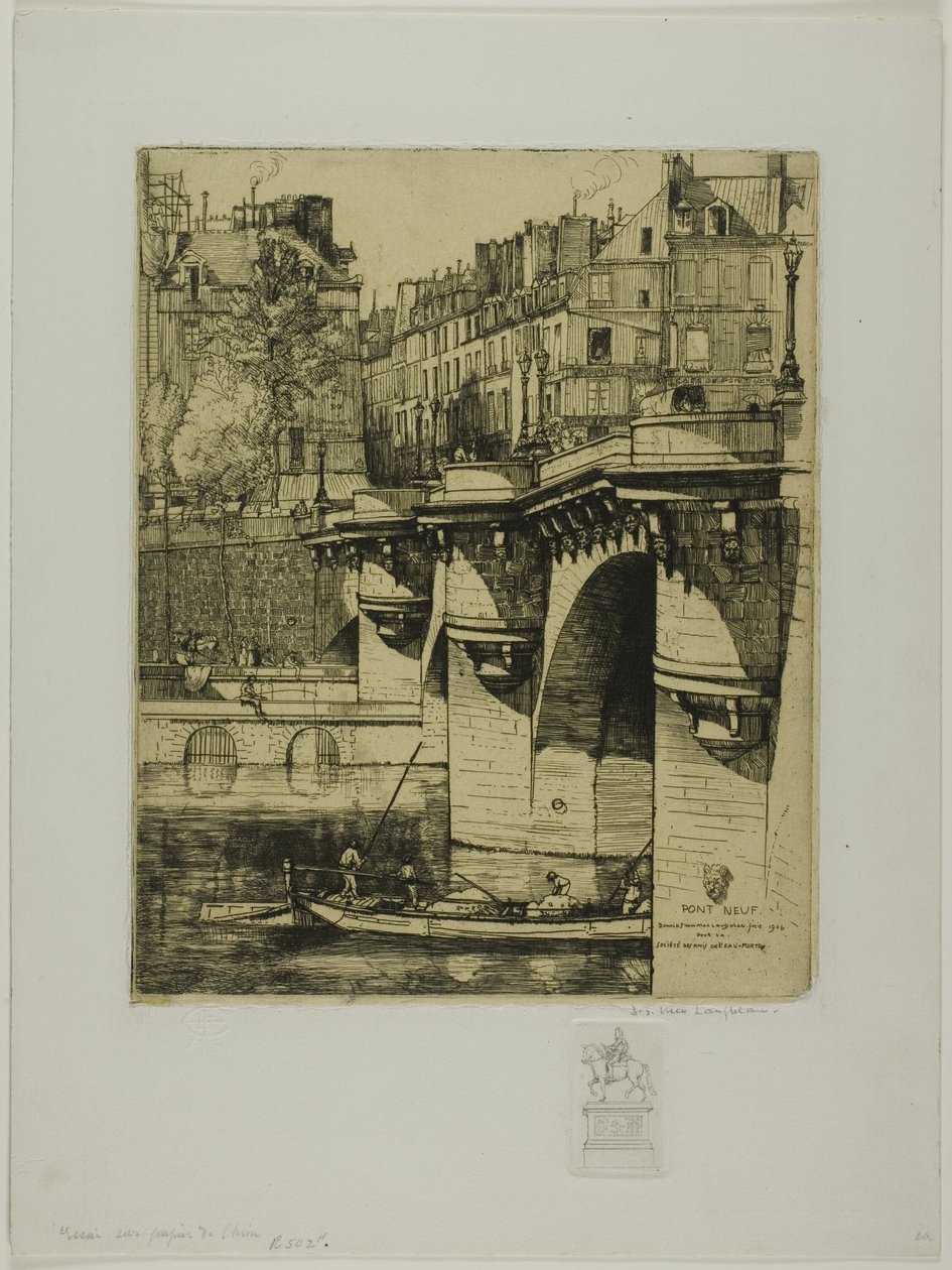Pont Neuf, Paris de Donald Shaw MacLaughlan