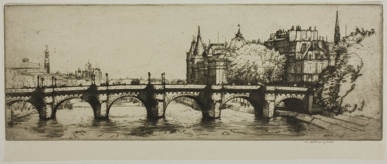 Pont Neuf, Paris de Donald Shaw MacLaughlan