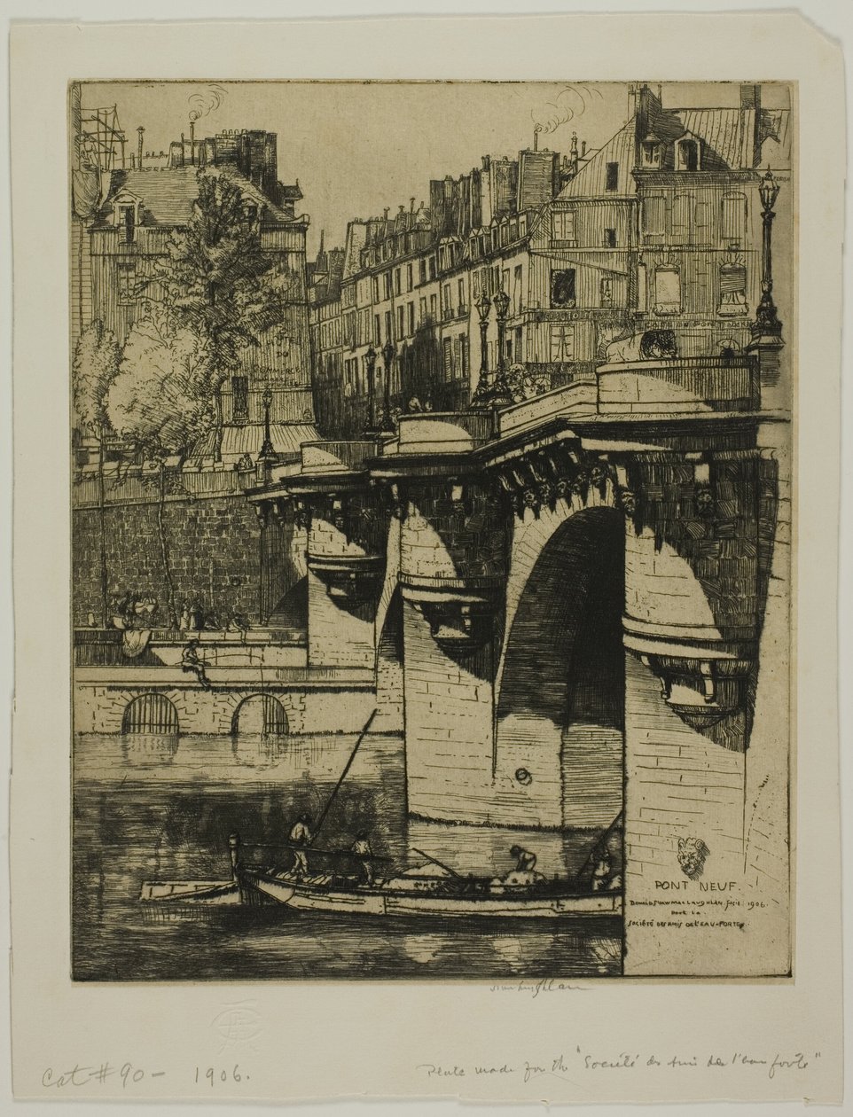 Pont Neuf, Paris de Donald Shaw MacLaughlan