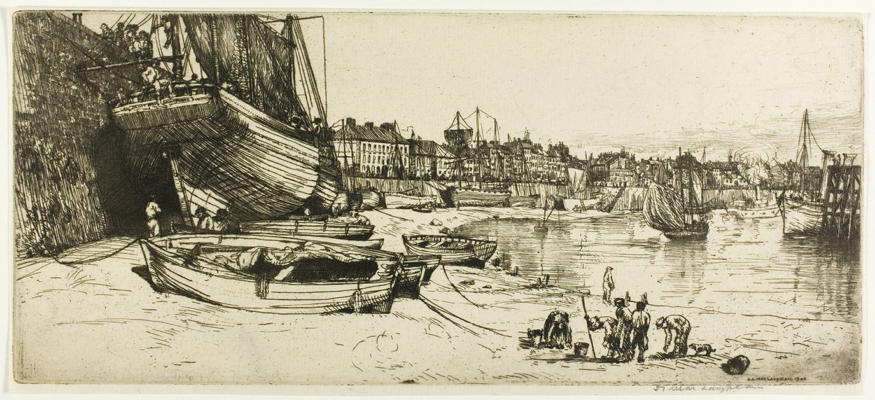 O porto de Boulogne-sur-Mer de Donald Shaw MacLaughlan