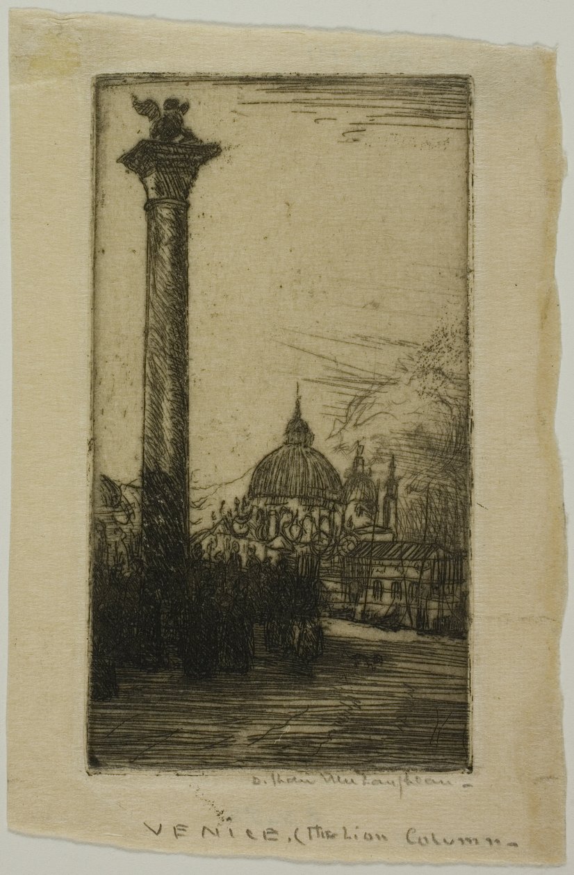 Coluna do Leão, Veneza de Donald Shaw MacLaughlan