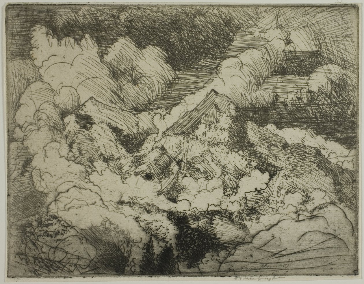 Picos de montanhas de Donald Shaw MacLaughlan