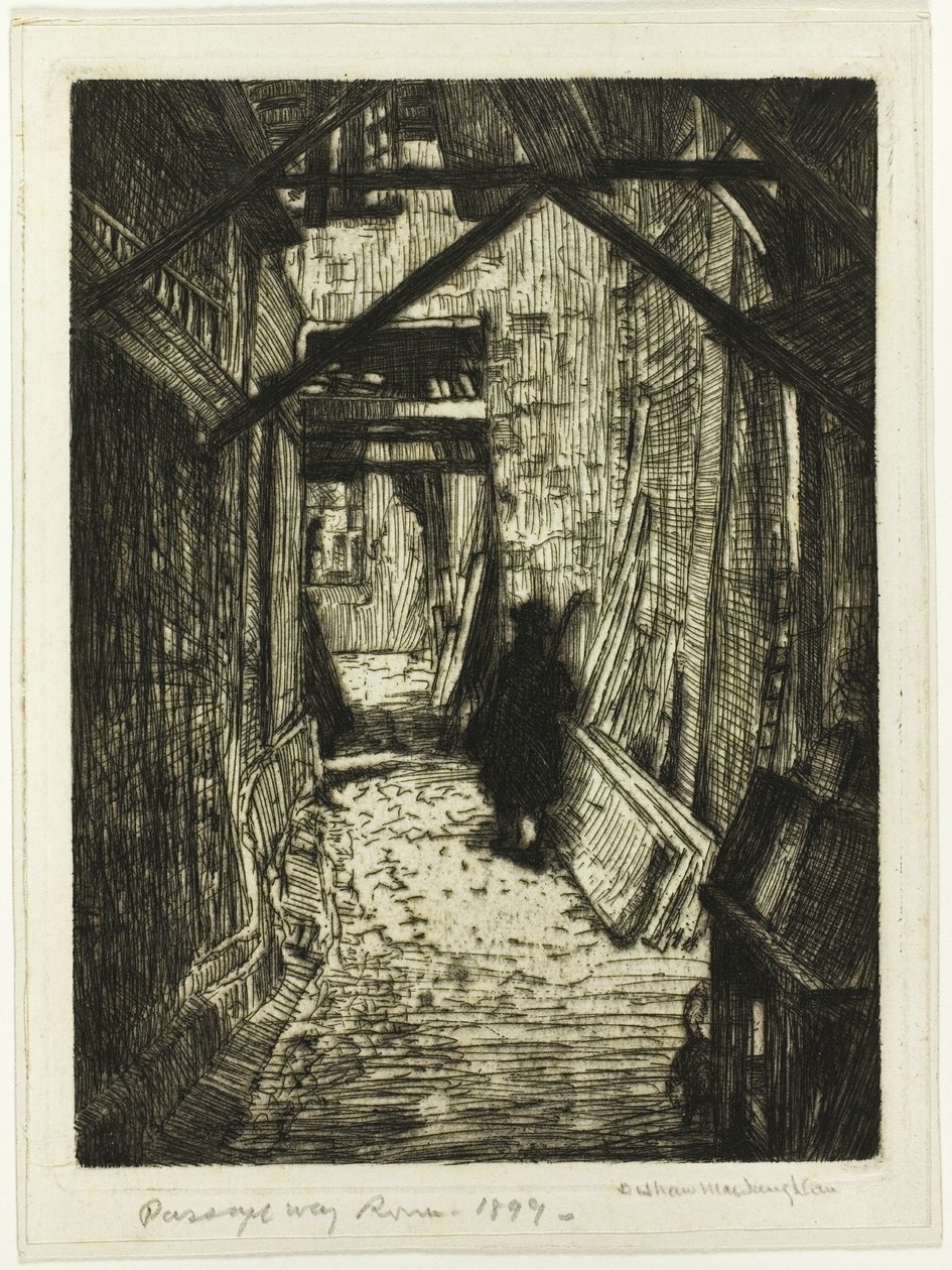 Passagem, Rouen de Donald Shaw MacLaughlan