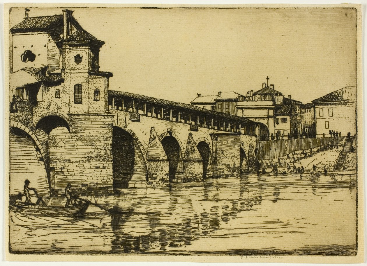 Ponte Ticino, Pavia de Donald Shaw MacLaughlan