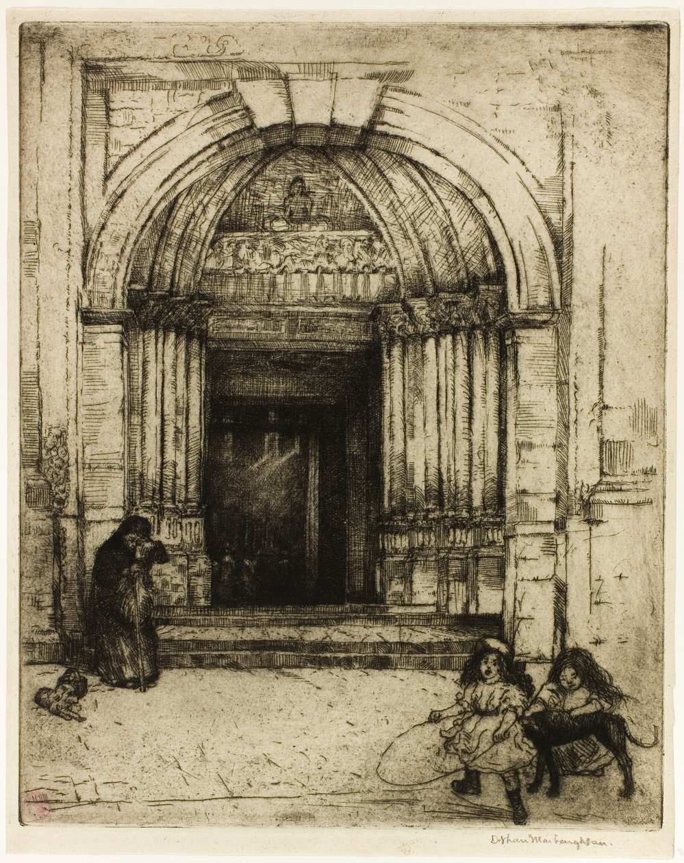 Portal de St. Germain-des-Prés de Donald Shaw MacLaughlan