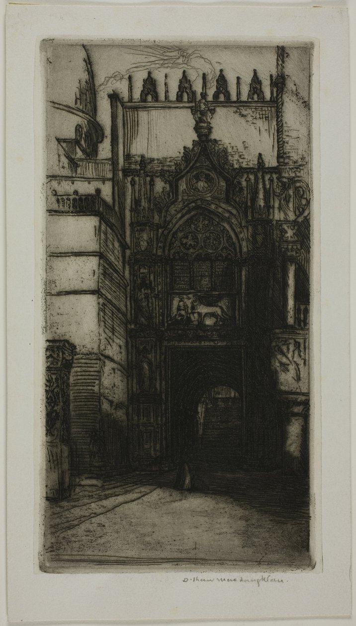 Portal do Palácio Ducal, Veneza de Donald Shaw MacLaughlan