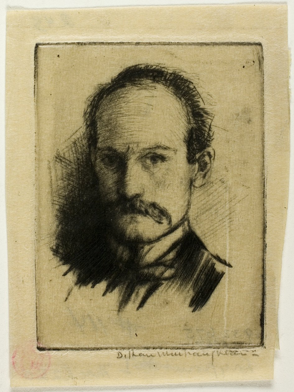 Retrato do Artista de Donald Shaw MacLaughlan
