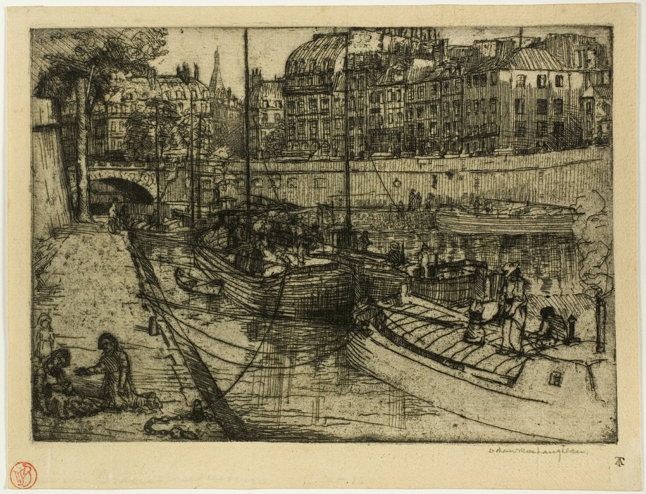 Quai des Grands Augustins de Donald Shaw MacLaughlan