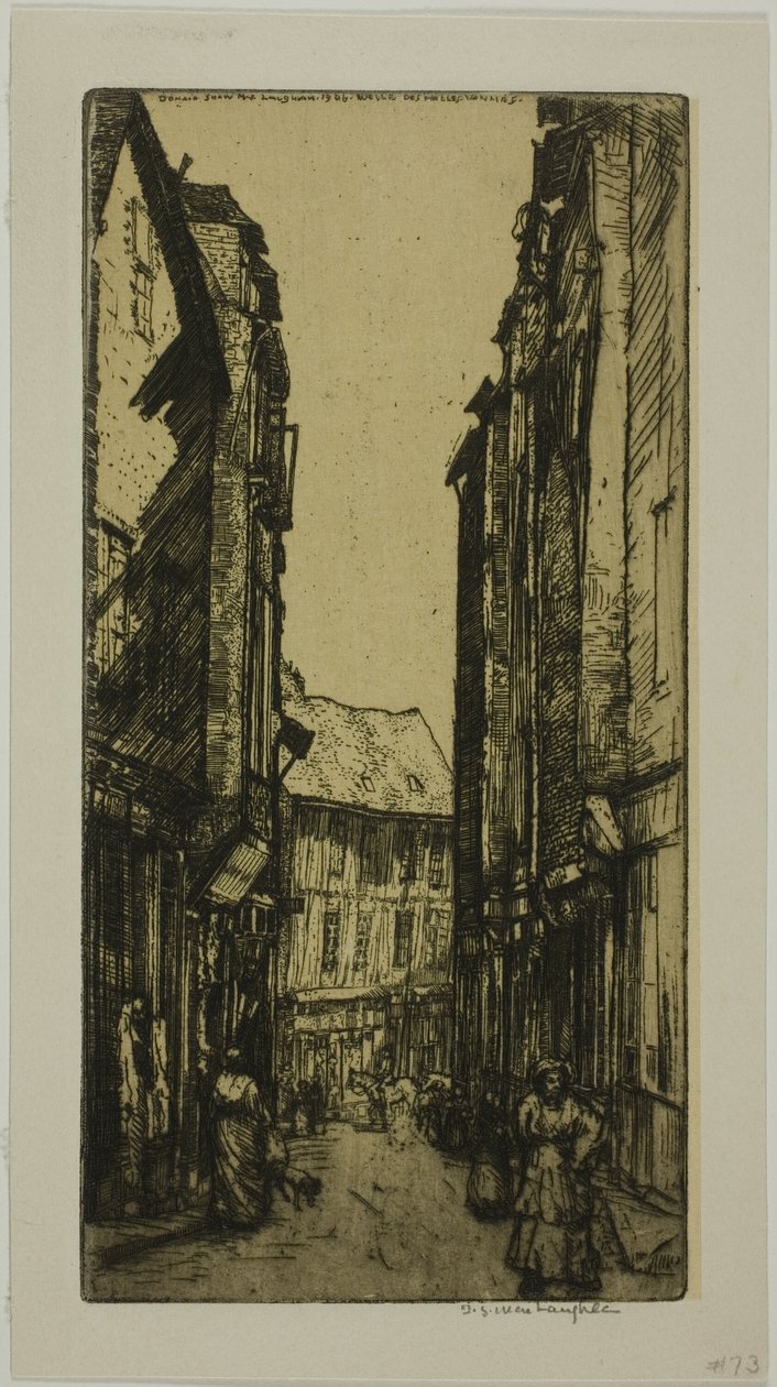 Rue des Halles, Vannes, Bretanha de Donald Shaw MacLaughlan