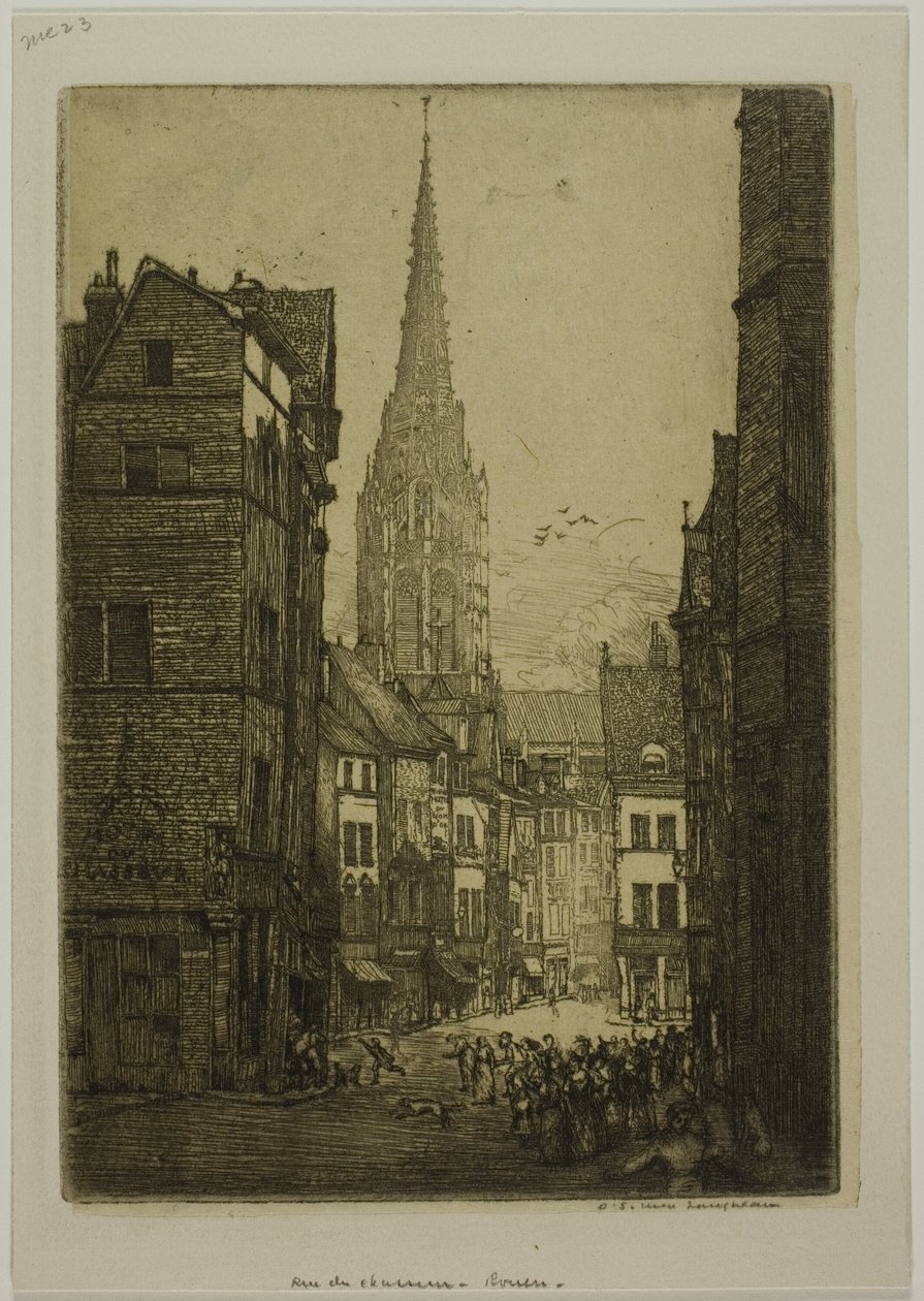 Rue du Chasseur, Rouen de Donald Shaw MacLaughlan