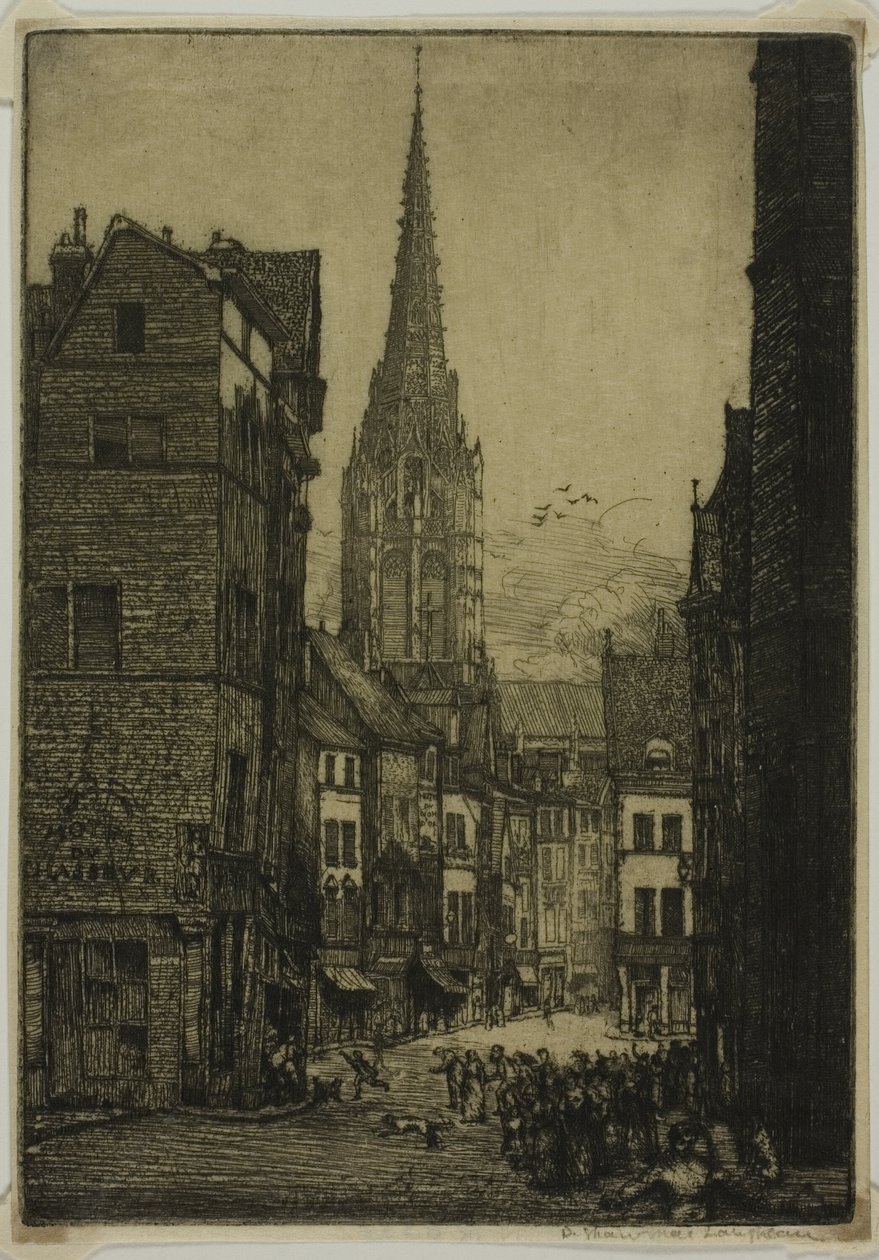 Rue du Chasseur, Rouen de Donald Shaw MacLaughlan