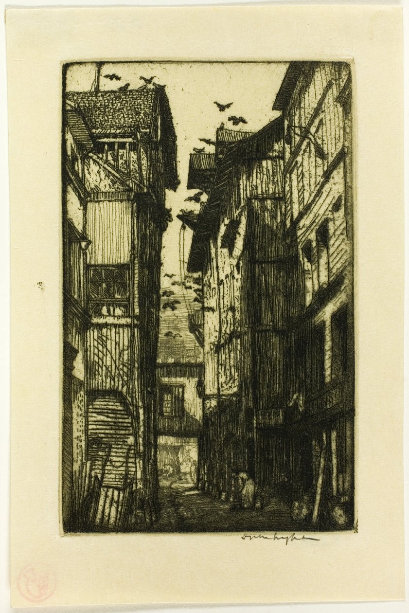 Beco dos Pombos, Rouen de Donald Shaw MacLaughlan