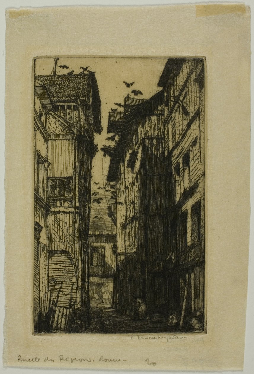 Beco dos Pombos, Rouen de Donald Shaw MacLaughlan