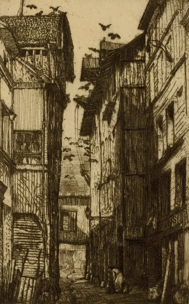 Ruelle des Pigeons, Rouen de Donald Shaw MacLaughlan