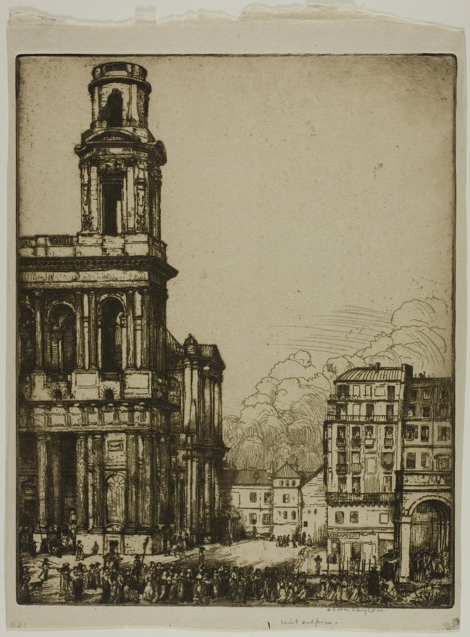Saint Sulpice, Paris: A pequena torre de Donald Shaw MacLaughlan