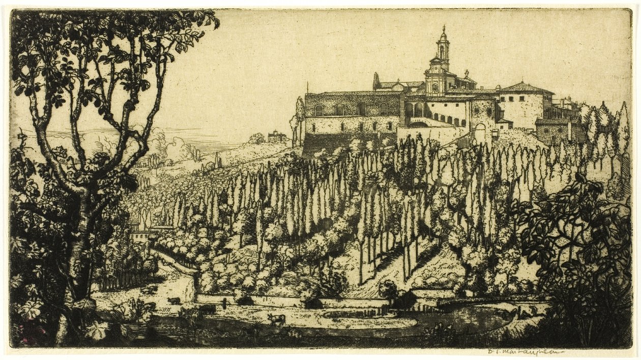 A Certosa, Florença de Donald Shaw MacLaughlan
