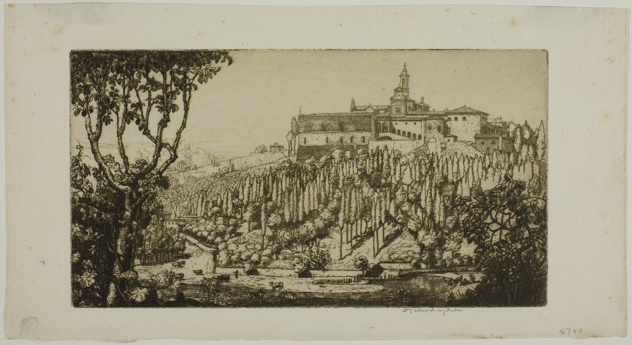 A Certosa, Florença de Donald Shaw MacLaughlan