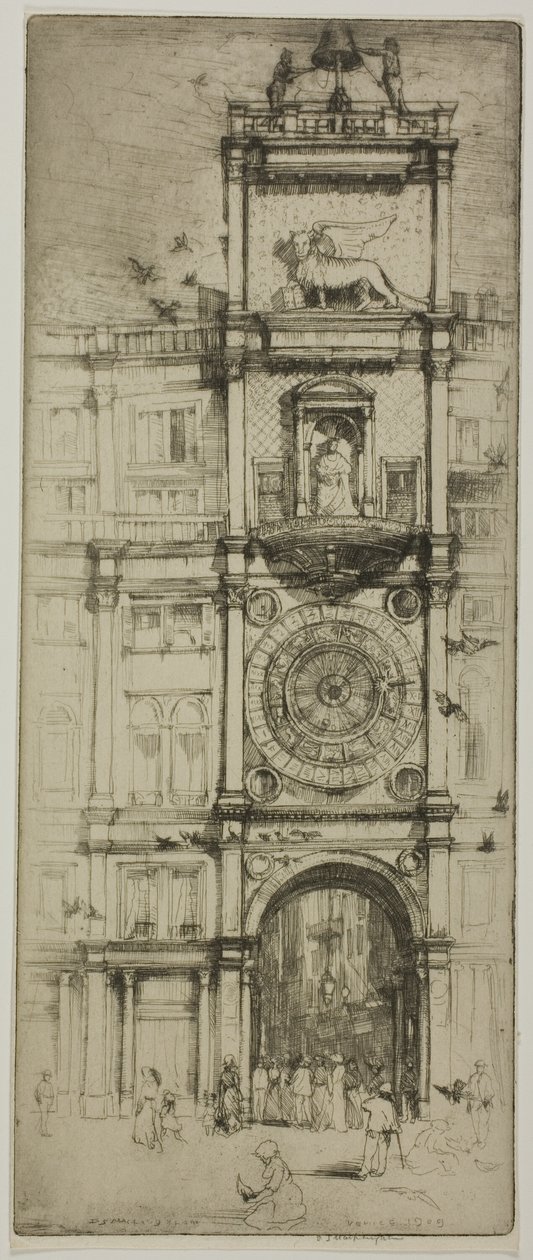 A Torre do Relógio, Veneza de Donald Shaw MacLaughlan
