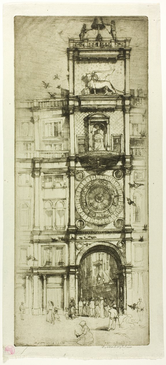 A Torre do Relógio, Veneza de Donald Shaw MacLaughlan