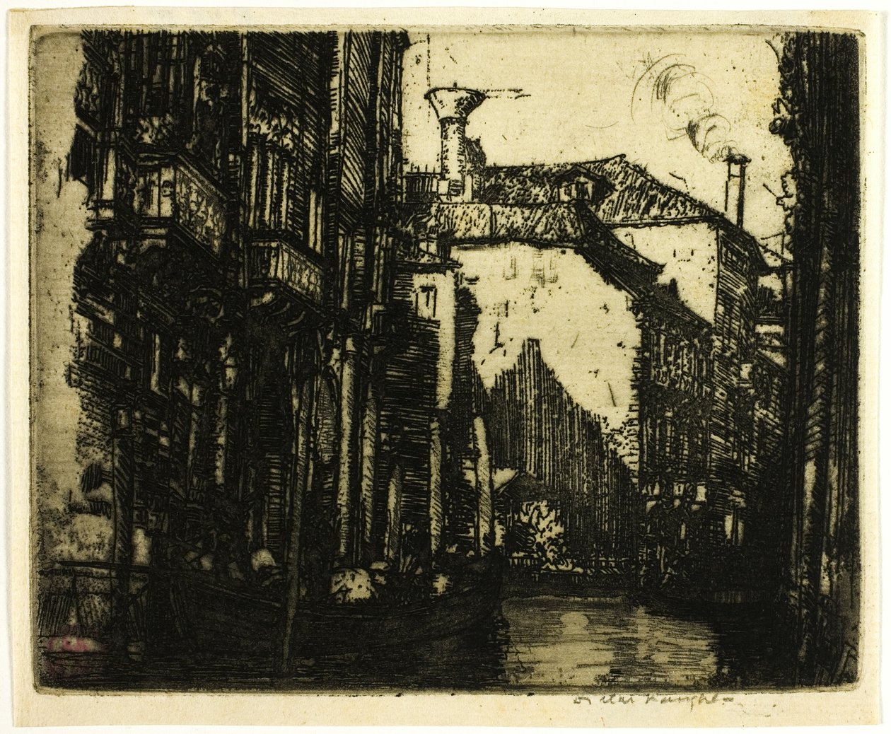 O canal escuro, Veneza de Donald Shaw MacLaughlan