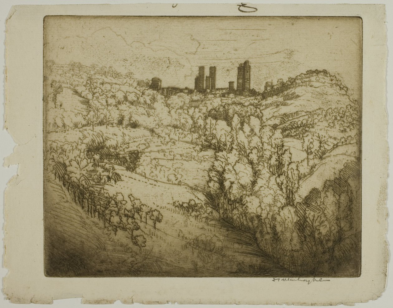 A cidade da colina de Donald Shaw MacLaughlan
