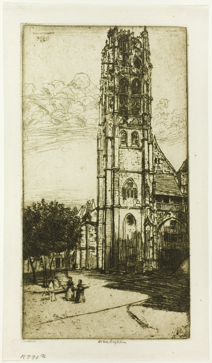 Tour St. Laurent, Rouen de Donald Shaw MacLaughlan