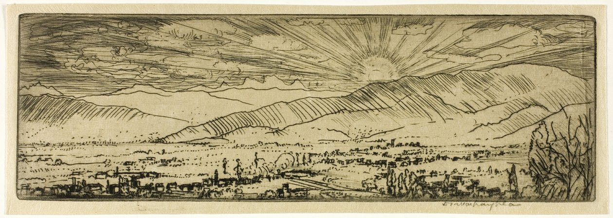 Vale do Arno de Donald Shaw MacLaughlan