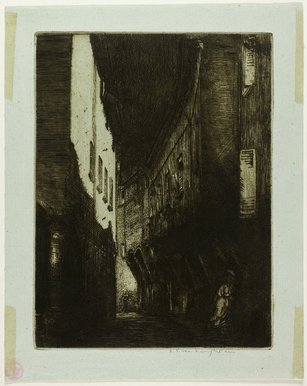 Via San Vitale, Bolonha de Donald Shaw MacLaughlan