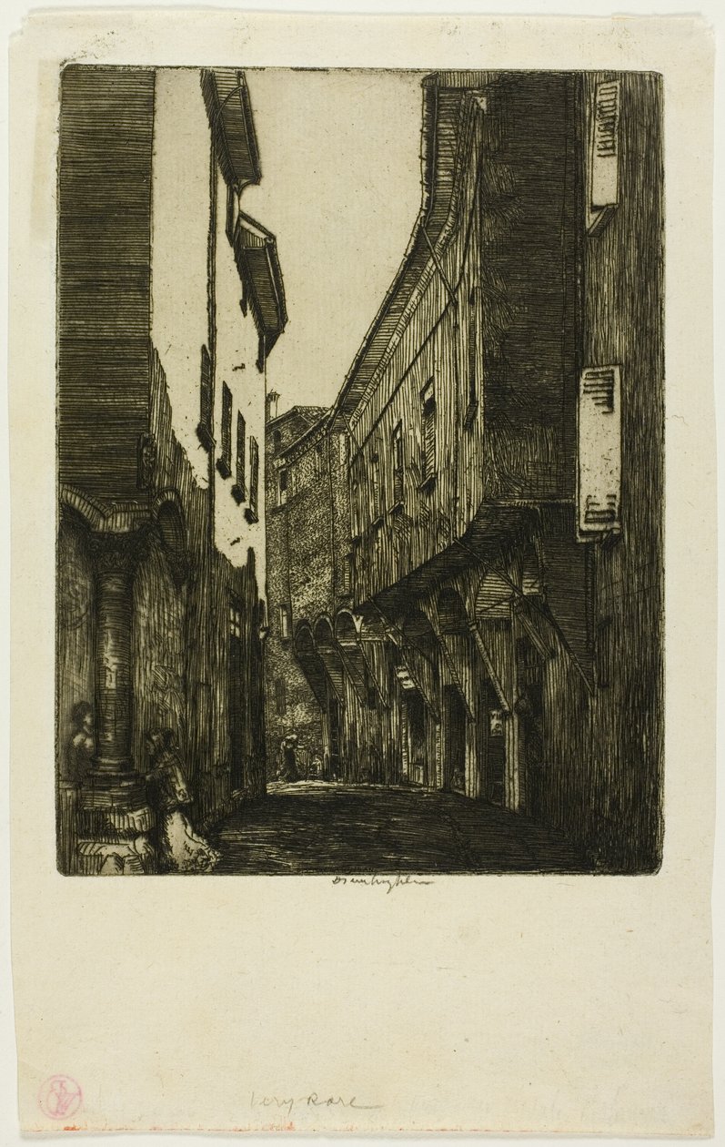 Via San Vitale, Bolonha de Donald Shaw MacLaughlan