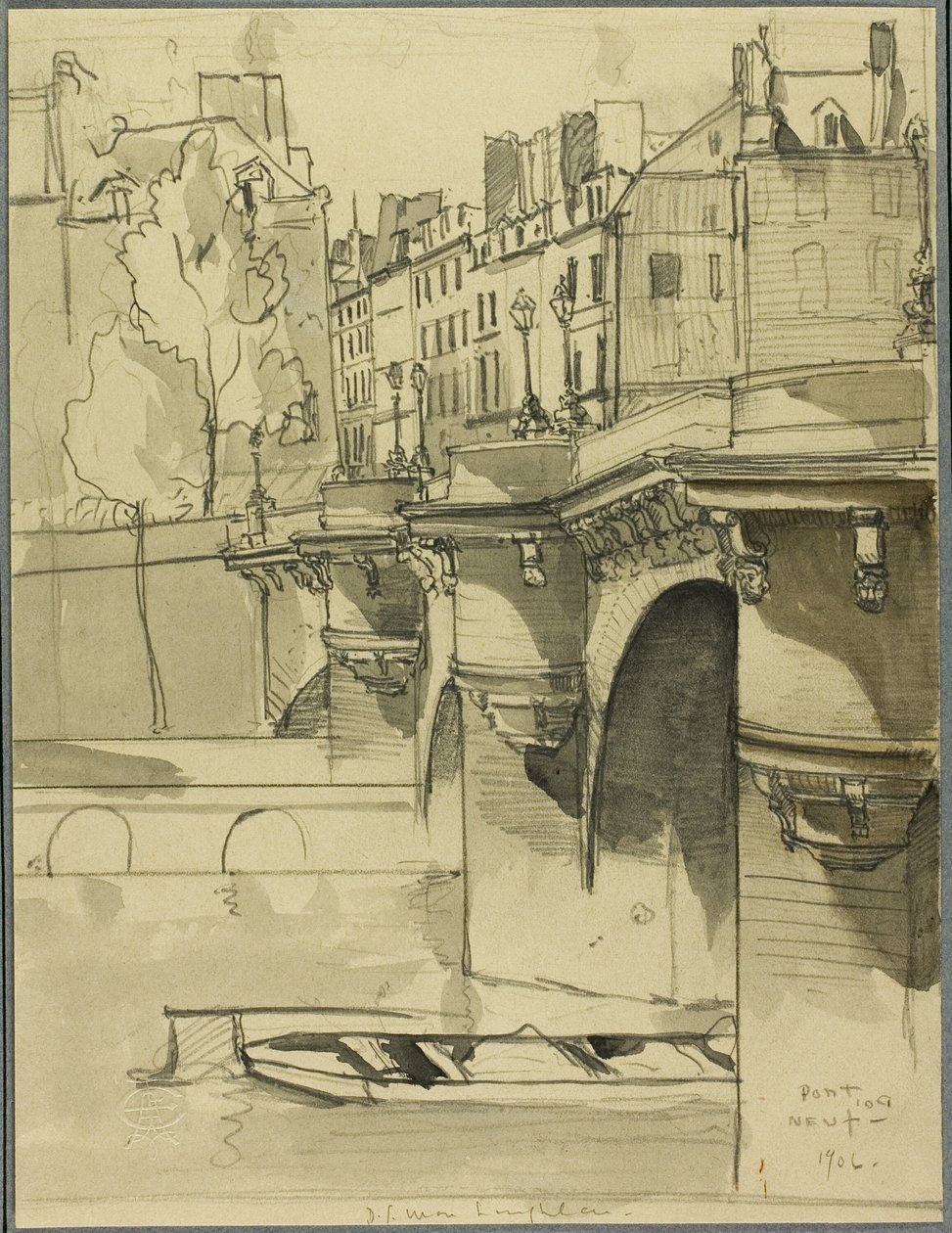 Vista da Pont Neuf de Donald Shaw MacLaughlan