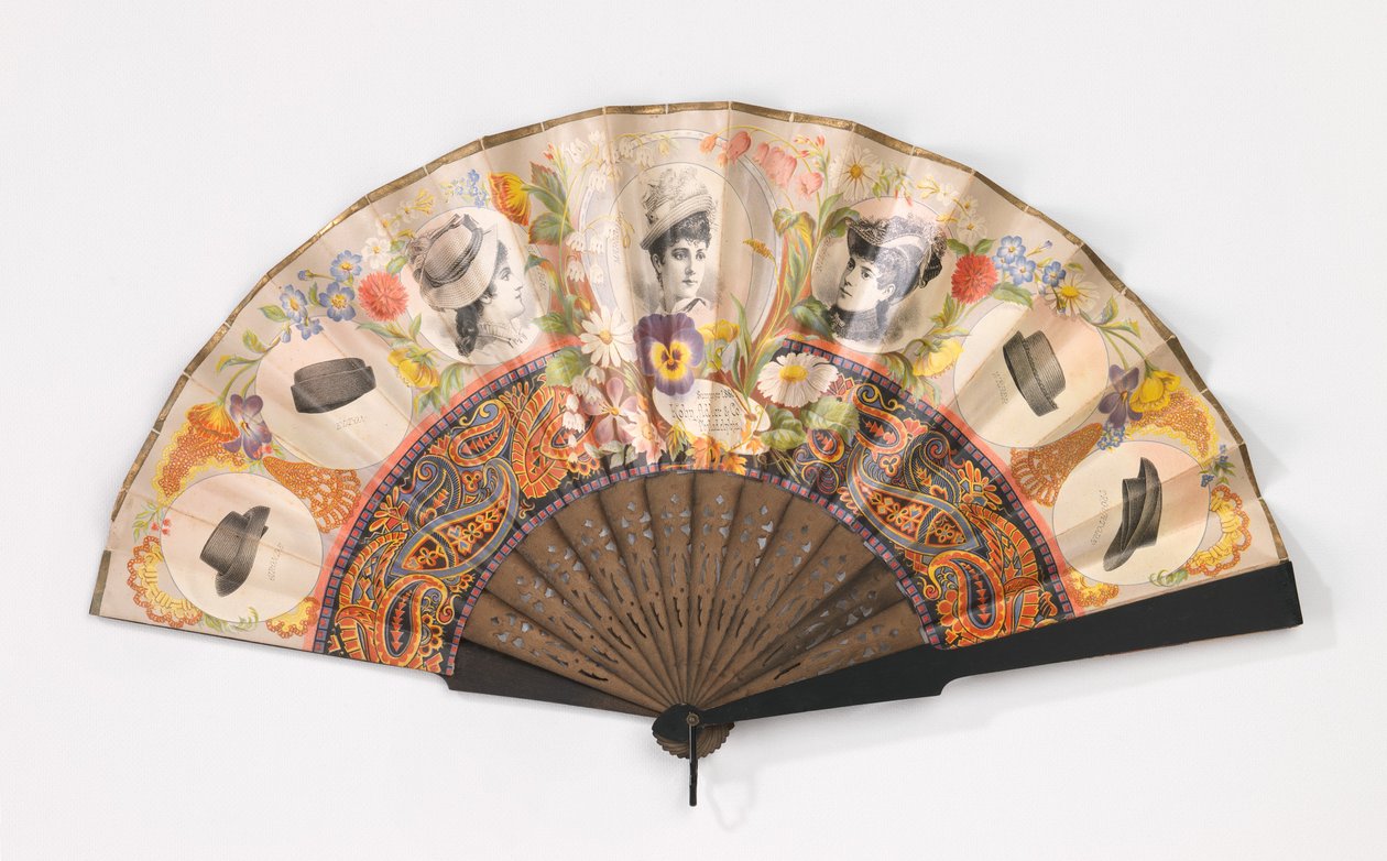 Fan, americano, 1880. de Donaldson Brothers