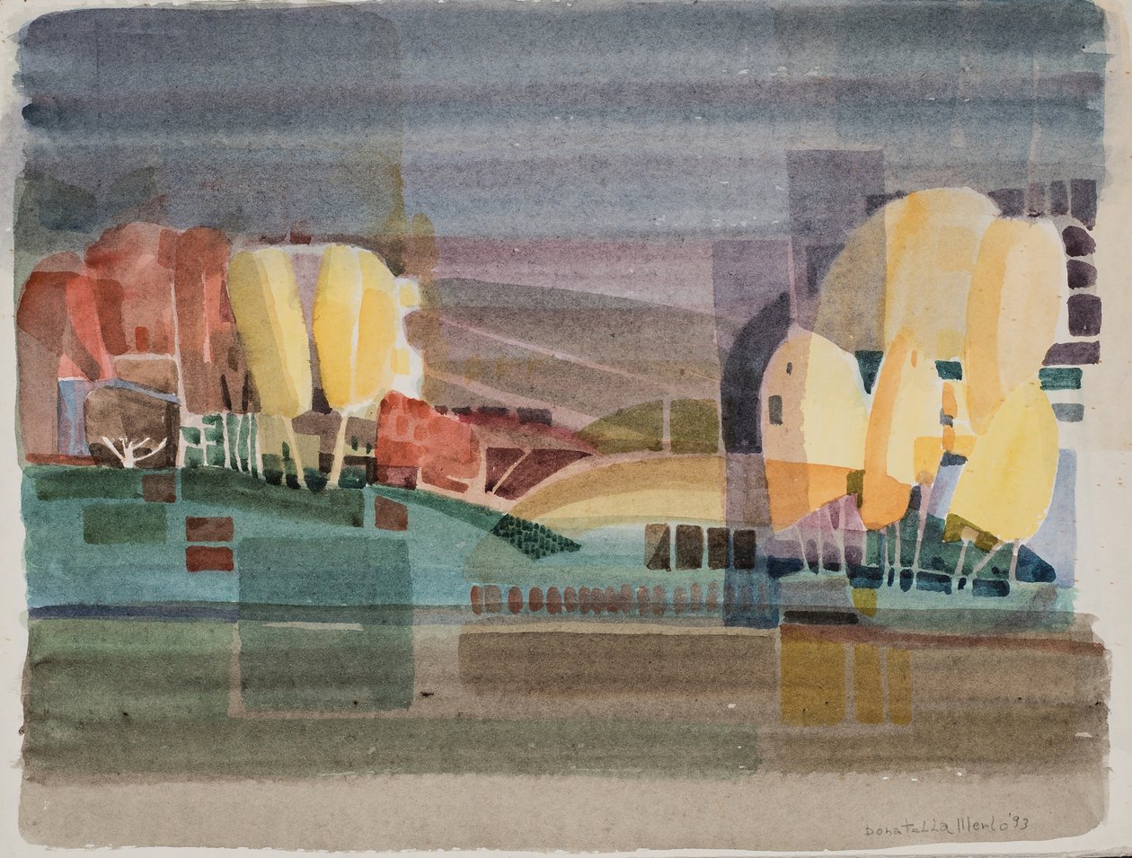 Paisagem abstracta de Donatella Merlo